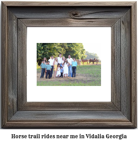 horse trail rides near me in Vidalia, Georgia